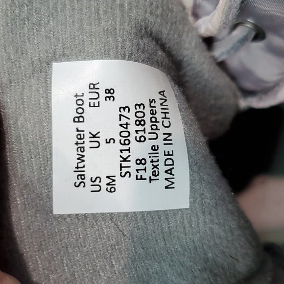 Sperry Womens Seacycled saltwater Duck Rubber Waterproof Boots shoes sz 6M - Picture 12 of 12